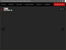 Tablet Screenshot of fumcnewalbany.com